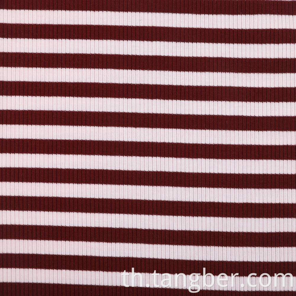 ribbed stretch fabric